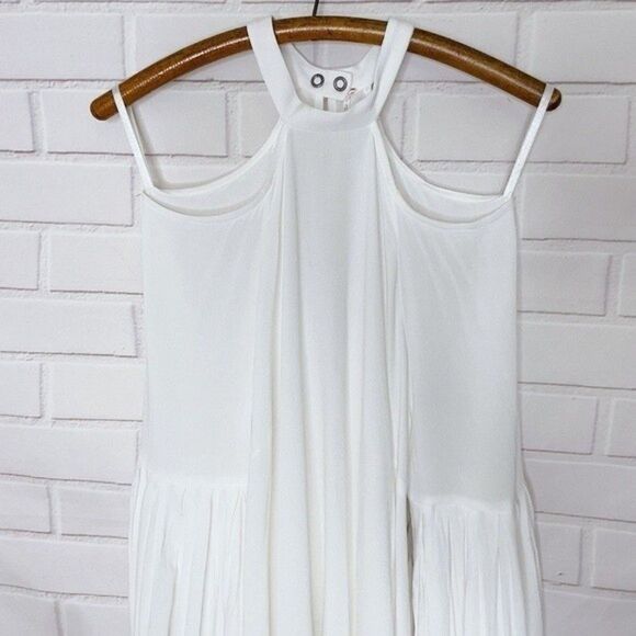 FREE PEOPLE Ivory Cold Shoulder Drift Away Tunic NWT - Picture 6 of 10